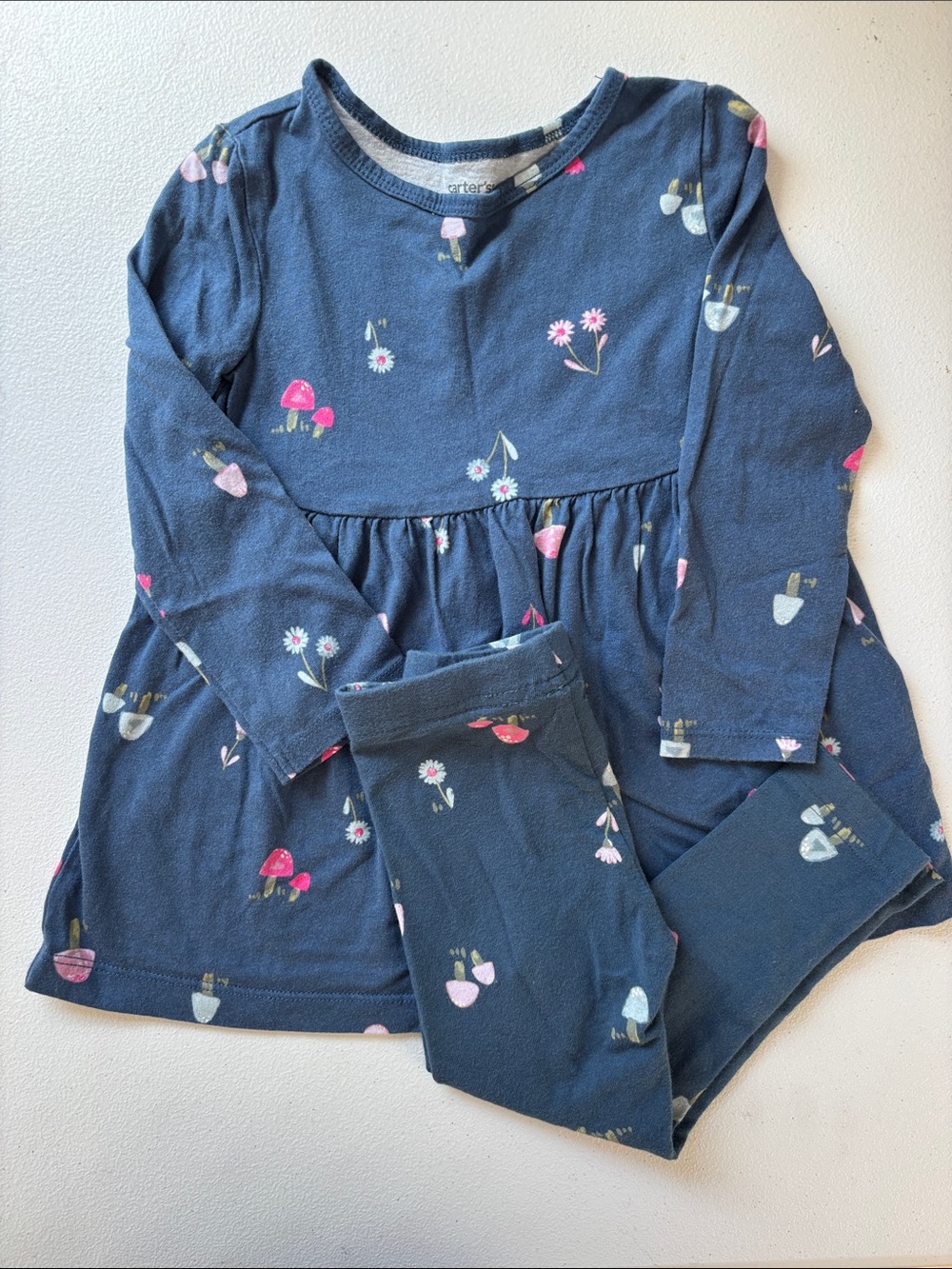 Carter's Floral Dress and Leggings Set 2T